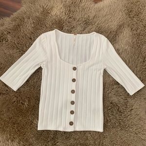 Free people button down S